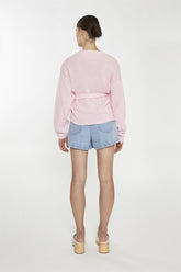 Pretty-Pink Wrap -Cardigan